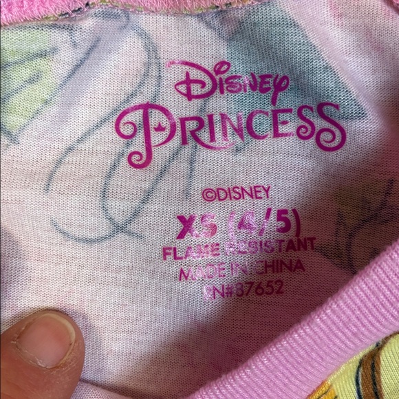 Disney Princess Nightgown Rapunzel Mulan Tiana Ariel 4/5 - Picture 2 of 4
